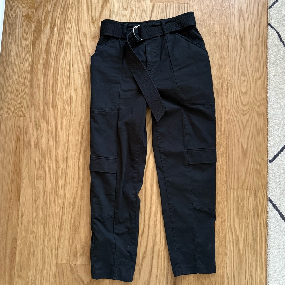 J Brand cargo pants with detachable belt